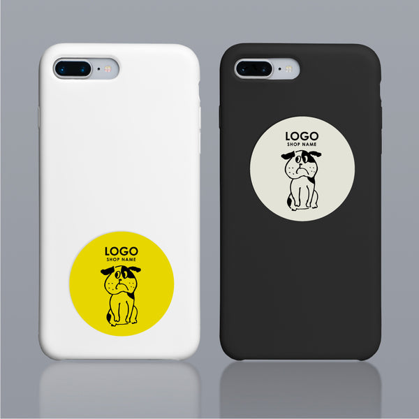 ノベルティ】ステッカー_アンニュイイラスト（犬）314-1-013 — SALON