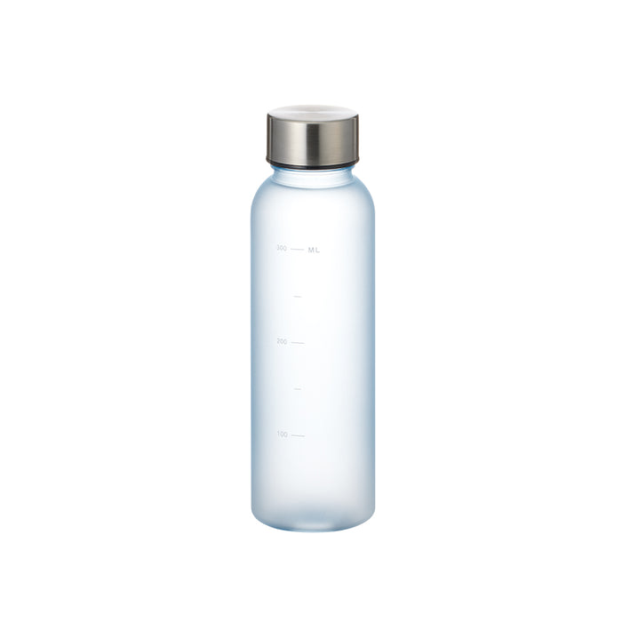 【ノベルティ】目盛り付フロストボトル（360ml）310-1-006_ボトルカラー4色展開・名入れ位置が選べる