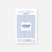【デザイン名刺1色デザイン】シンプル個性的デザイン縦型A020-1-013《名刺の印刷色は14色から選べる》