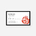 【デザイン名刺カラーデザイン】薔薇のイラストB020-1-129