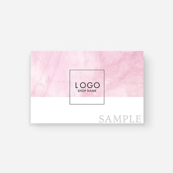 くすみ35★両面ポイントカード／メニュー表／スタンプカード／予約表ショップカード R-2】両面とも全面印刷できるショップカード☆ポイントカード