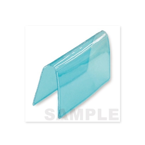 【カードケース】ブルー2ポケット250-1-003（1セット100枚）、4セット400枚以上送料無料